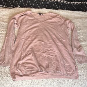 Staccato Blush V-Neck Knit Top